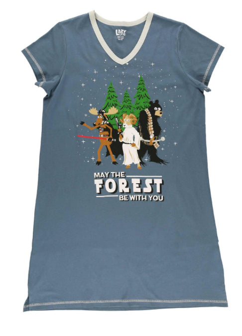 Forest Be With you Nightshirt LO