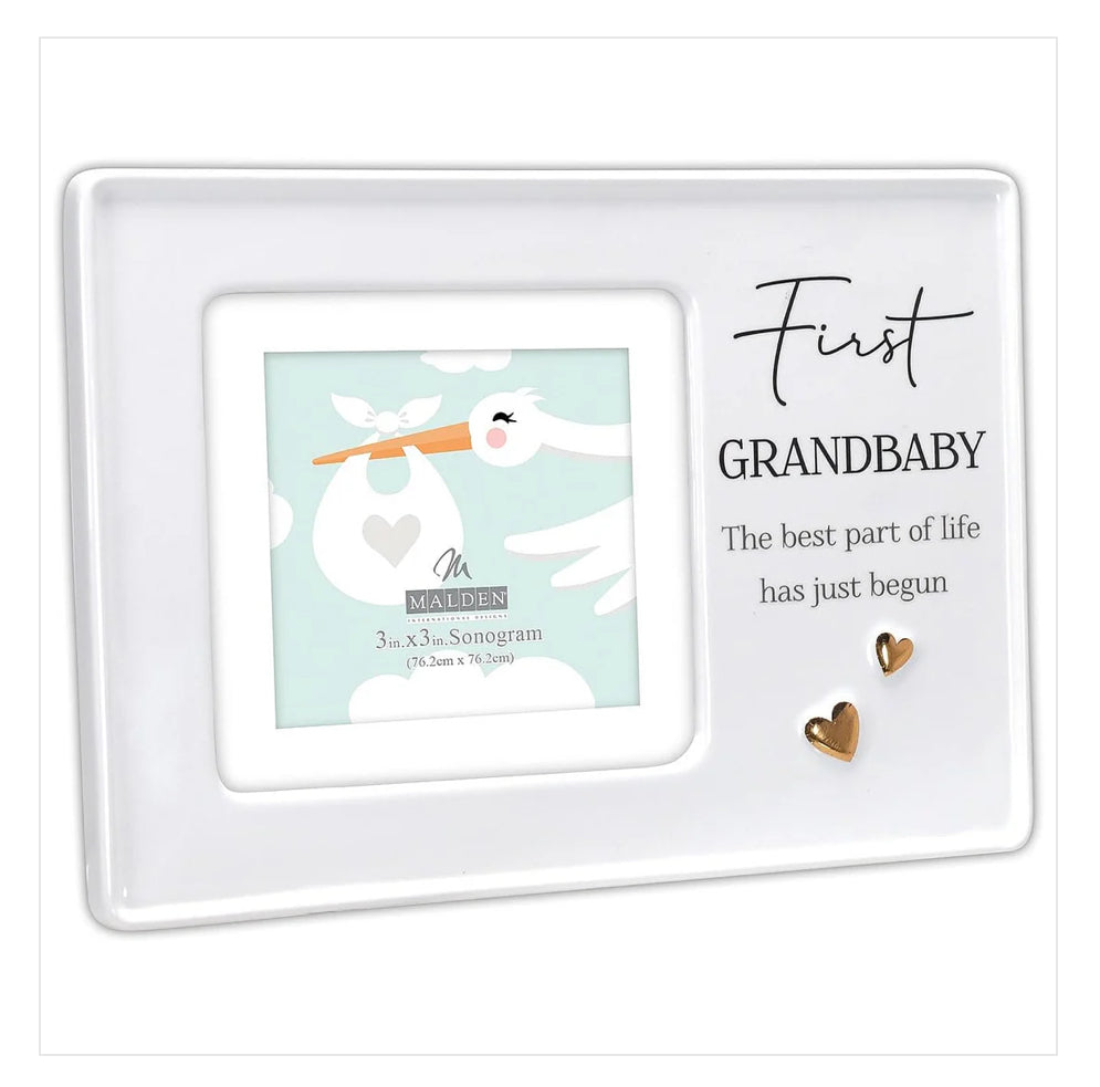 First Grandbaby Ceramic Frame