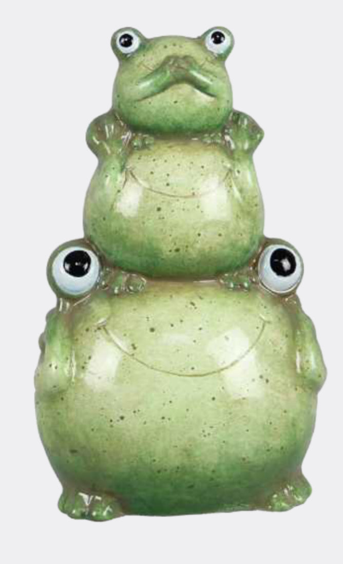 Ceramic Frogs Tabletop Decor