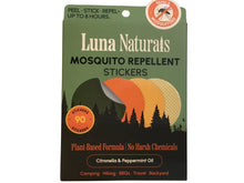 Load image into Gallery viewer, Luna Naturals Mosquito Repellent Stickers/ Adult
