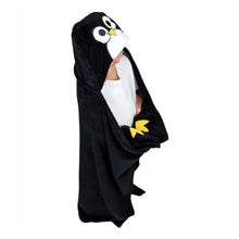 Load image into Gallery viewer, Wearable Hooded Fleece Blankets For Kids
