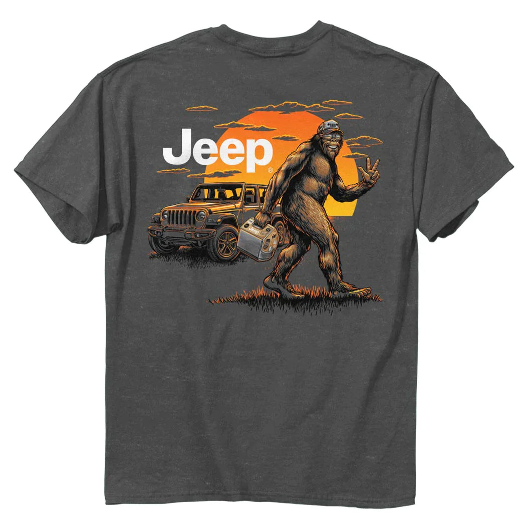 Jeep Squatch Your Step T-shirt Medium