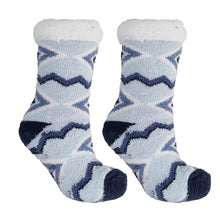 Load image into Gallery viewer, Aromasoles Infused Lounge Socks (Ice Blue)
