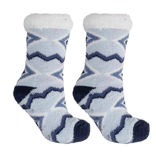 Aromasoles Infused Lounge Socks (Ice Blue)