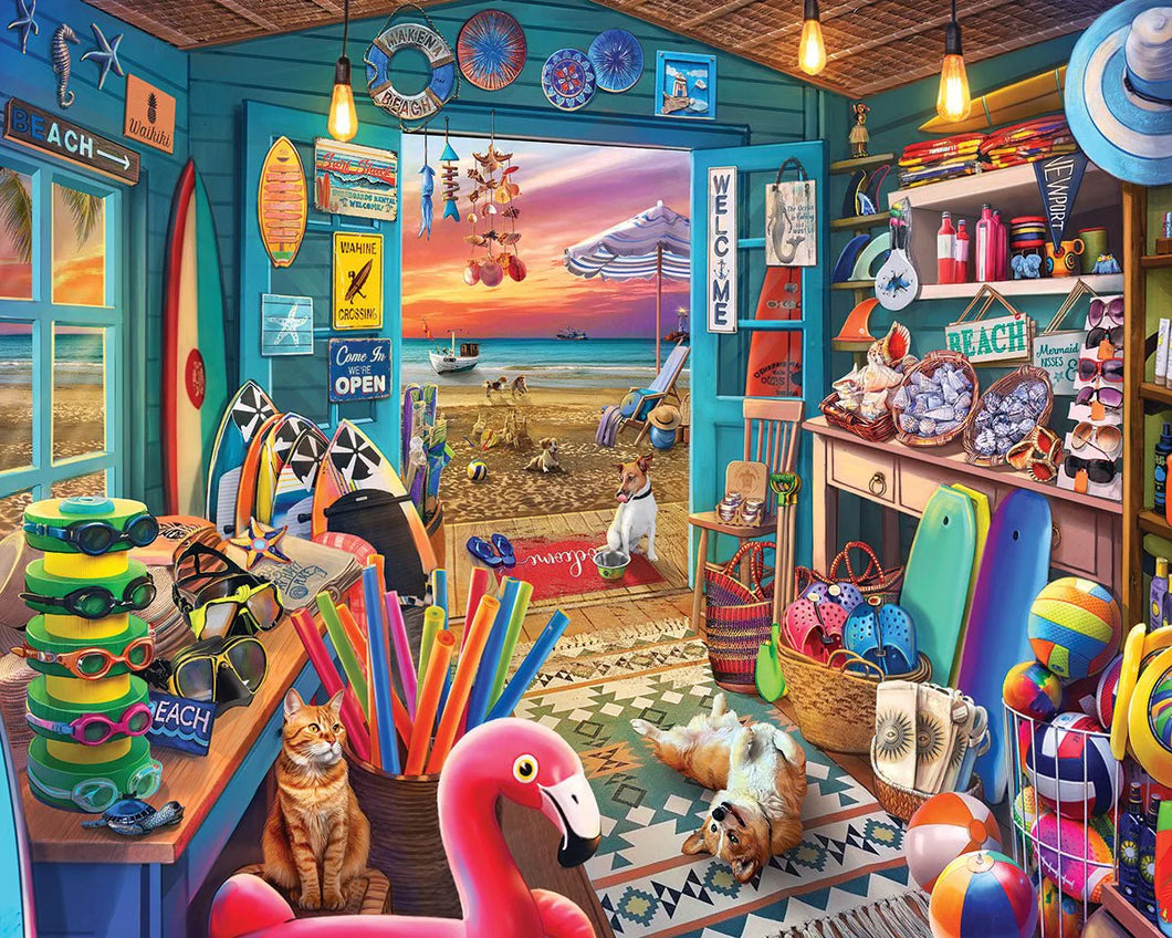 Beach Hut Store 1000 pc Puzzle