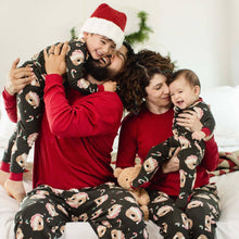 Load image into Gallery viewer, Candy Cane Bears Matching Family Pajamas
