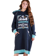 Load image into Gallery viewer, Read Past Bedtime Sleep Hoodie LO
