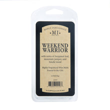 Load image into Gallery viewer, Weekend Warrior, Manly Indulgence Wax Melts, 2.75 oz
