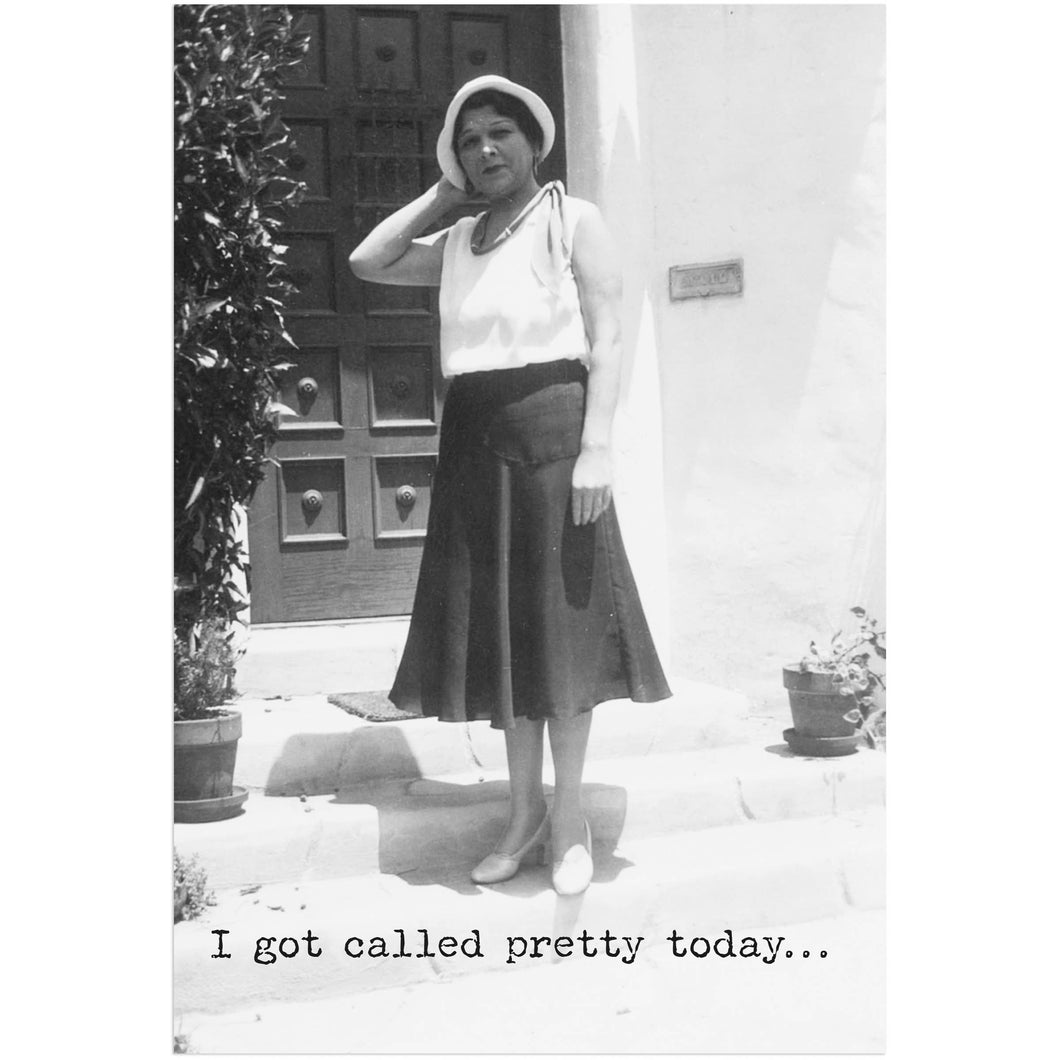 You're Pretty Greeting Card