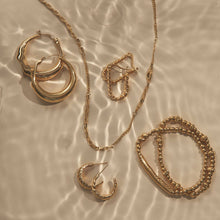 Load image into Gallery viewer, Narelle Waterproof Round Hoop Earrings as
