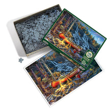 Load image into Gallery viewer, Waterfall Camp 1000pc puzzle
