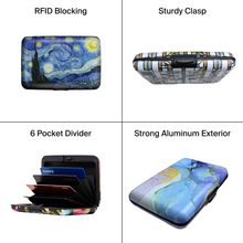 Load image into Gallery viewer, Butterfly - Painted Butterfly Collage Armored Wallet
