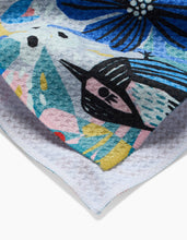 Load image into Gallery viewer, Birds And Berries Tea Towel Geometry
