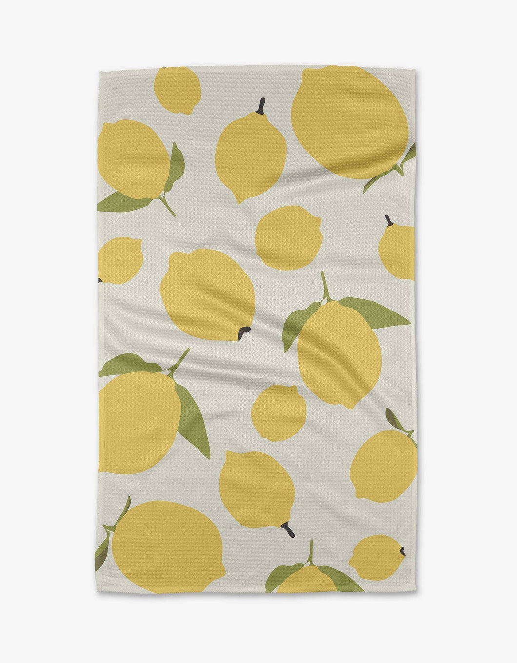 Sunny Lemons Tea Towel Geometry