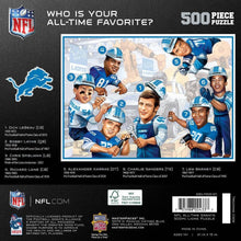 Load image into Gallery viewer, Detroit Lions - All Time Greats 500 Piece Jigsaw Puzzle
