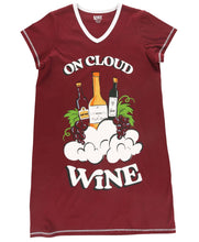 Load image into Gallery viewer, Cloud Wine V-Neck Nightshirt
