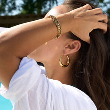 Load image into Gallery viewer, Narelle Waterproof Round Hoop Earrings as

