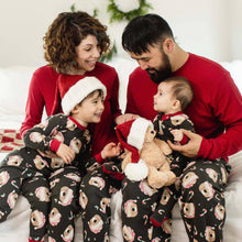 Load image into Gallery viewer, Candy Cane Bears Matching Family Pajamas
