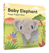 Load image into Gallery viewer, Baby Elephant: Finger Puppet Book
