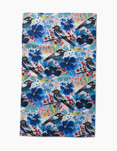 Load image into Gallery viewer, Birds And Berries Tea Towel Geometry
