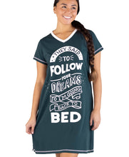 Load image into Gallery viewer, Follow To Bed V-Neck Nightshirt

