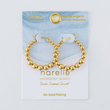 Load image into Gallery viewer, Narelle Waterproof Bubble Hoop Earrings
