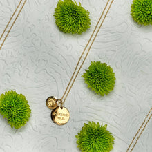 Load image into Gallery viewer, Michigan State 18K Gold Dipped Charm Necklace
