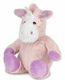 Warmies Unicorn microwavable lavender plush toy in pink