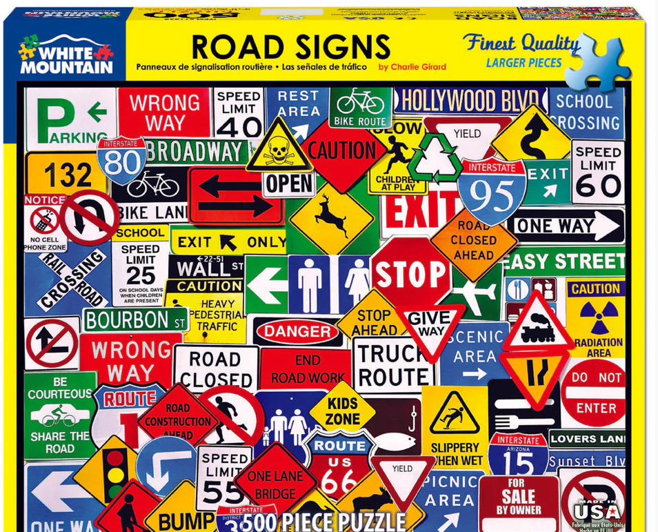 Road Signs 500 pc Puzzle