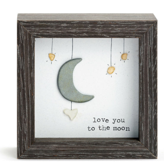 Love You to the Moon Shadow Box