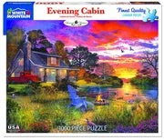 Puzzle Evening Cabin 1000pc