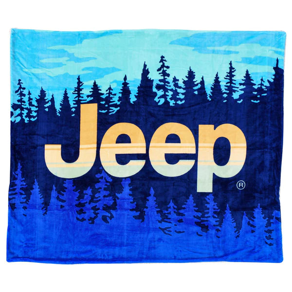 Jeep Sherpa Blanket Woodland