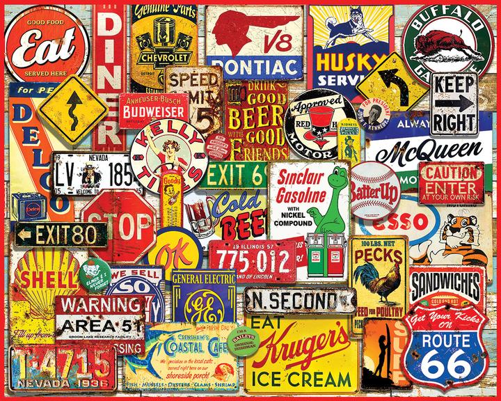 Great Old Signs 1000 pc Puzzle