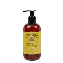 Load image into Gallery viewer, Naked Bee Vanilla, Rose &amp; Honey Moisturizing Hand and Body Lotion

