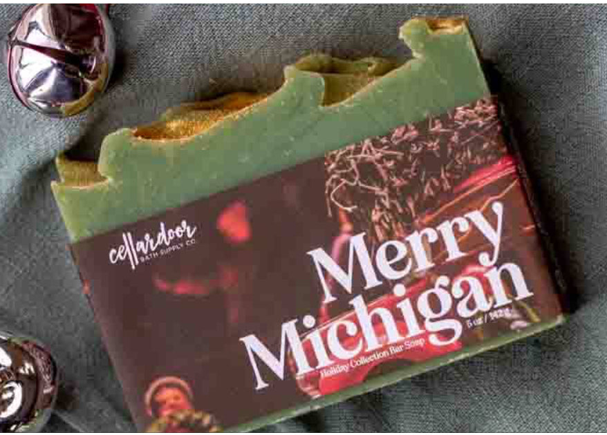 Merry Michigan Soap Michigan Holiday