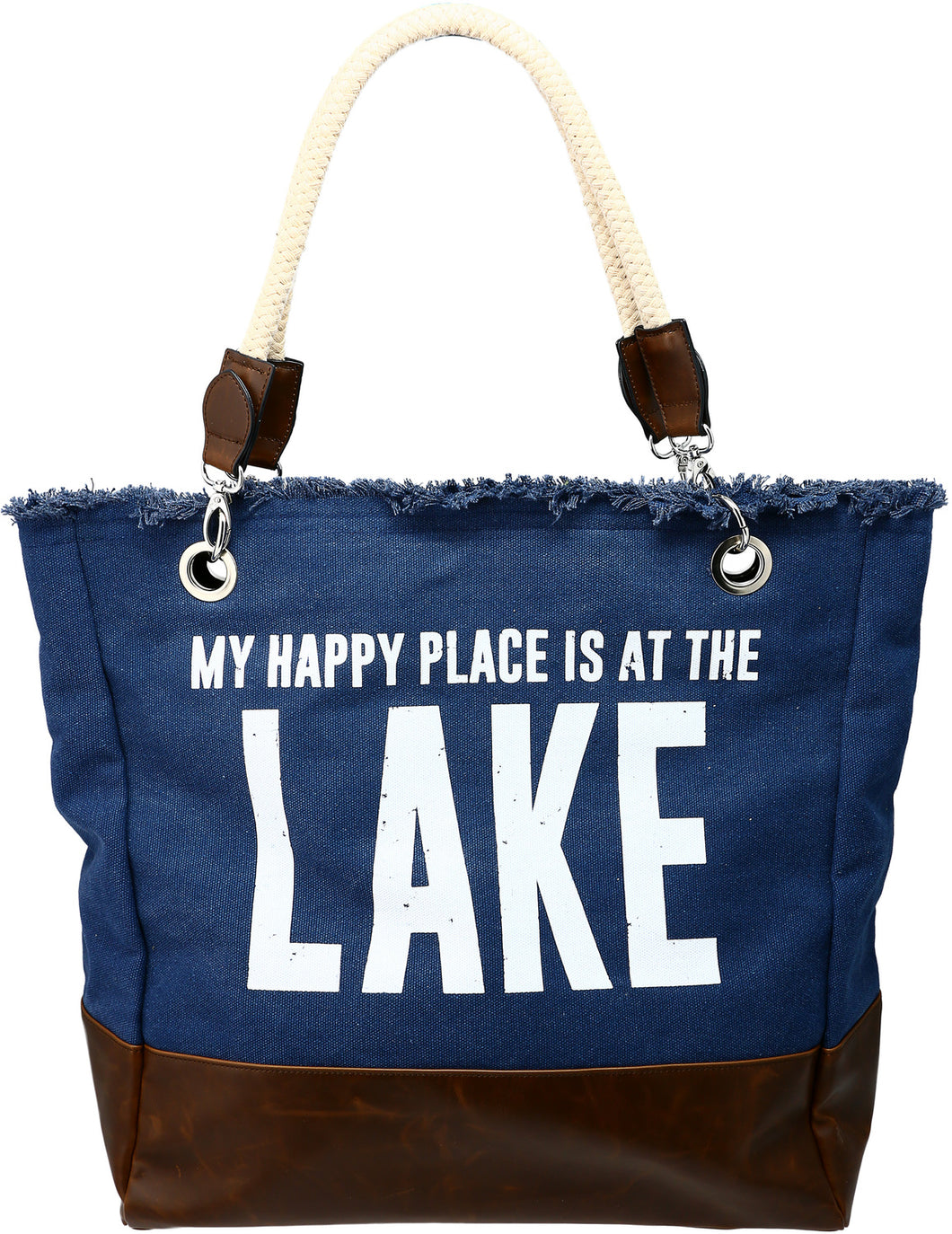 Canvas Happy Place Tote