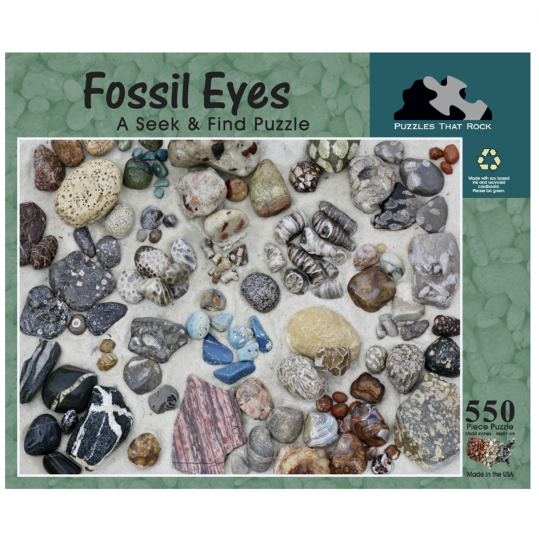 Michigan Fossil Eyes 550 pc Puzzle