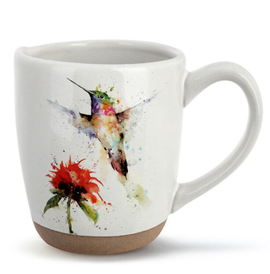 Dean Crouser Hummingbird Red Flower Mug DC