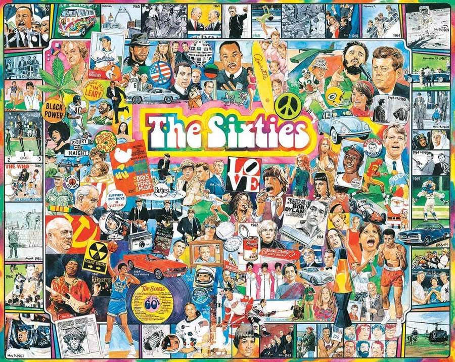Puzzle The Sixties 1000pc