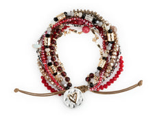 Load image into Gallery viewer, Your Journey Garnet Love Bracelet
