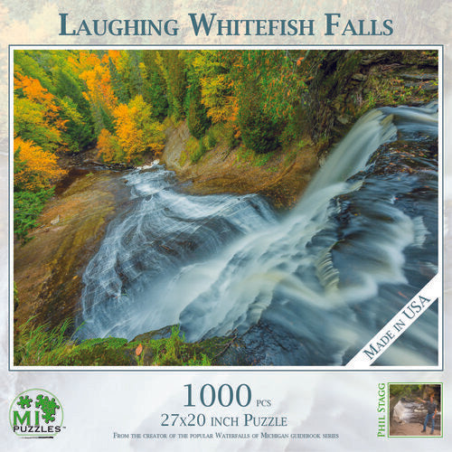Michigan Puzzle Laughing Whitefish Falls 1000 Piece