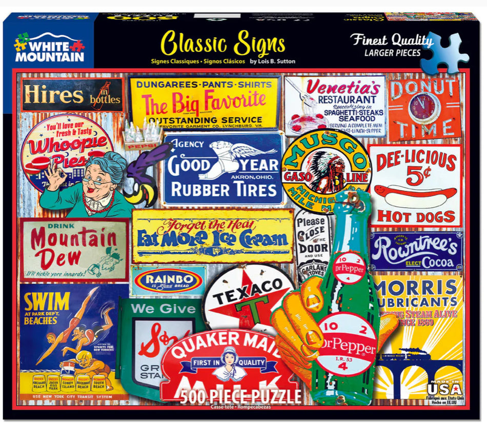 Classic Signs 500 pc Puzzle