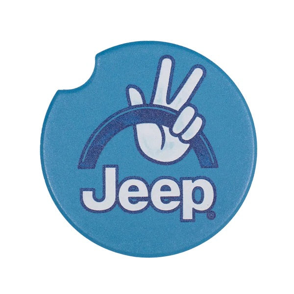 Jeep Wave Hand Car Coaster
