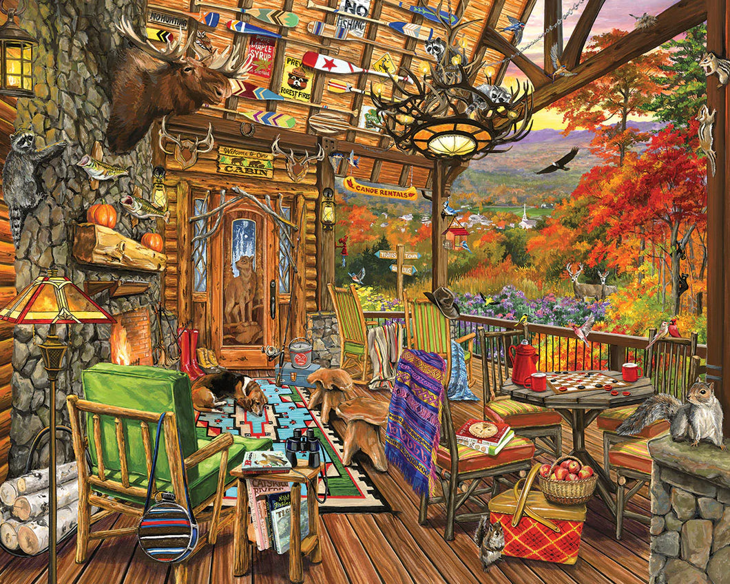 Autumn Porch 1000 pc Puzzle