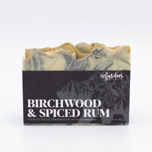 Birchwood and Spiced Rum Bar Soap Michigan