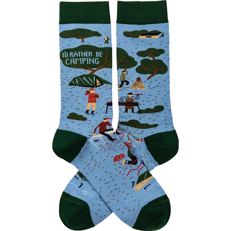 Rather be Camping Socks