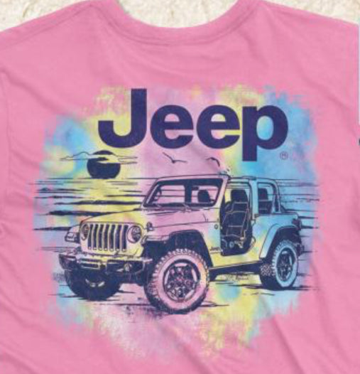 Jeep Pink Sunset