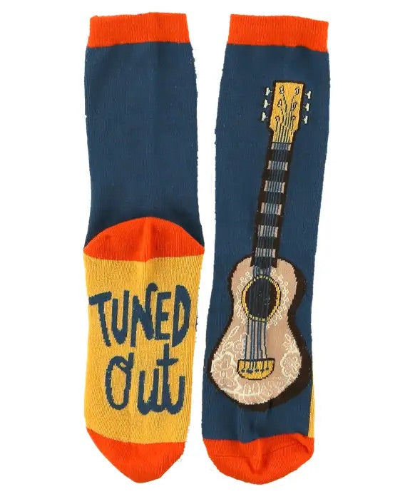 Tuned Out Socks LO