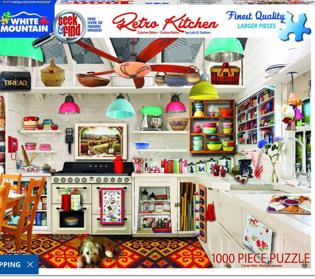 Retro Kitchen 1000 pc Puzzle