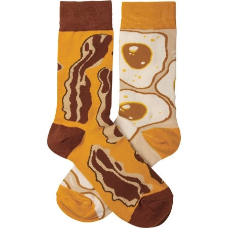 Bacon and Eggs Socks